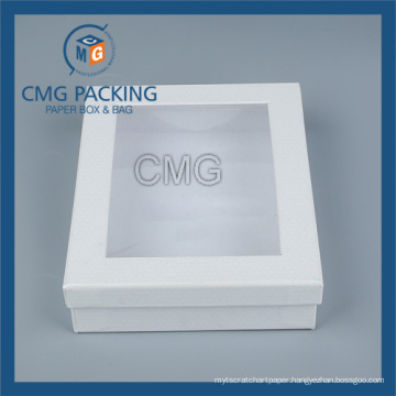 White Cardboard Box with Clear Window (DM-GPBB-097)